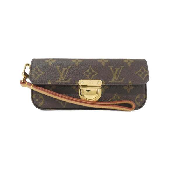 LOUIS VUITTON Brown Monogram Pochette Mini Bag
